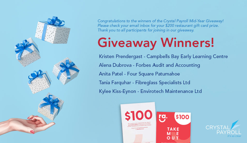 Mid-Year Giveaway Winners!